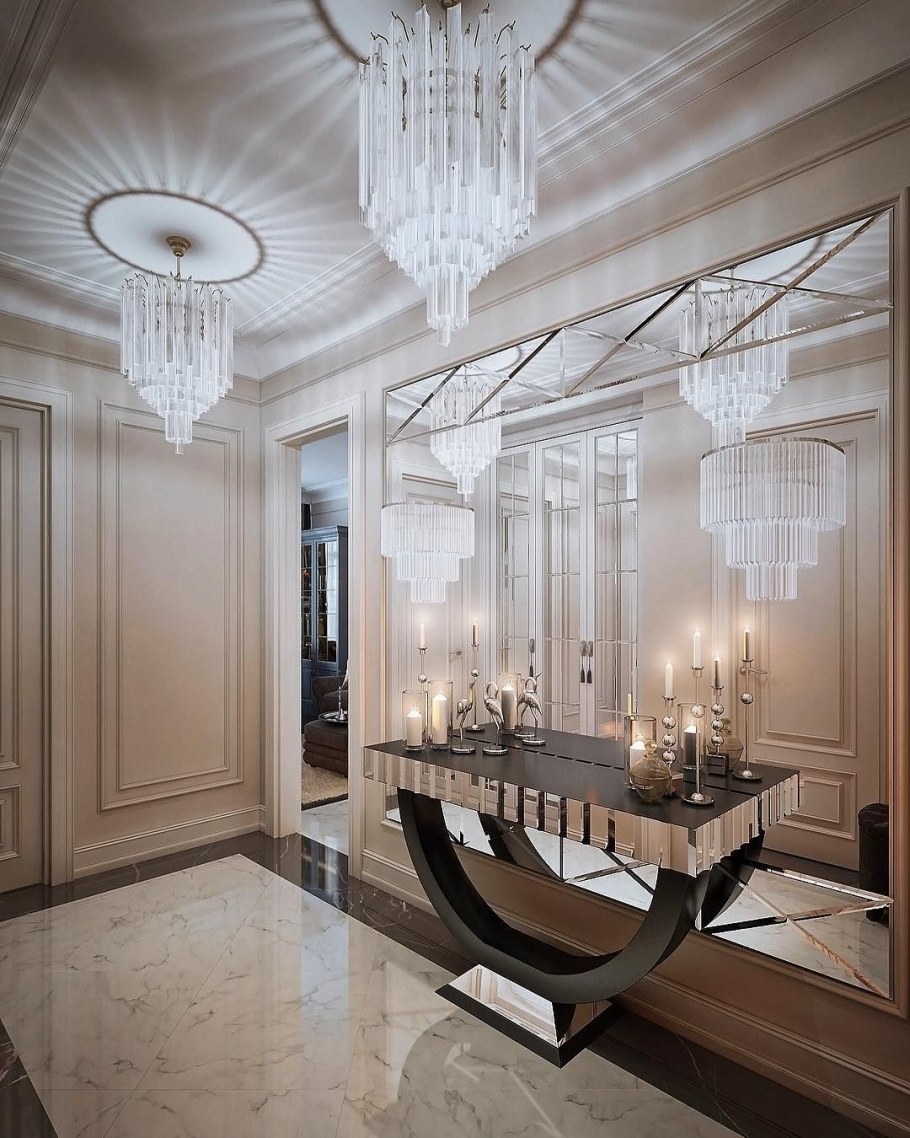 Интерьер ар деко прихожая