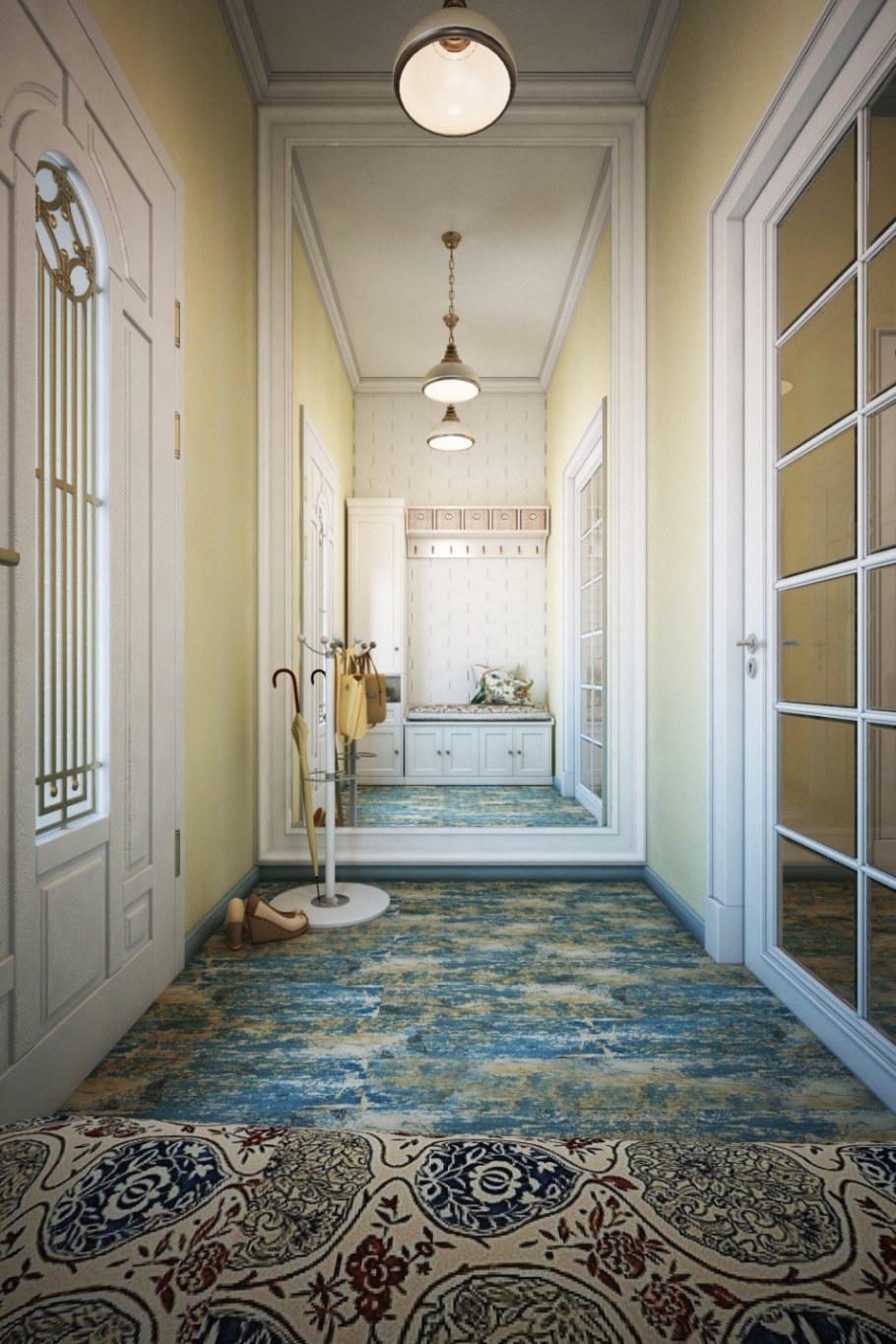 Прихожая в средиземноморском стиле