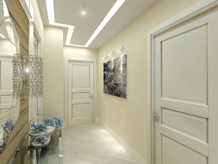 Двери в интерьере квартиры в средиземноморском стиле