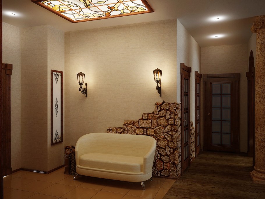 Интерьер в средиземноморском стиле прихожая