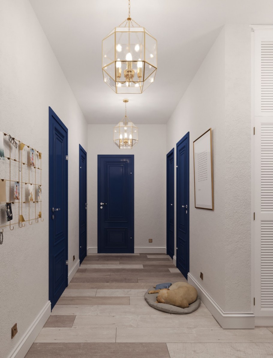 Маленькая прихожая в средиземноморском стиле