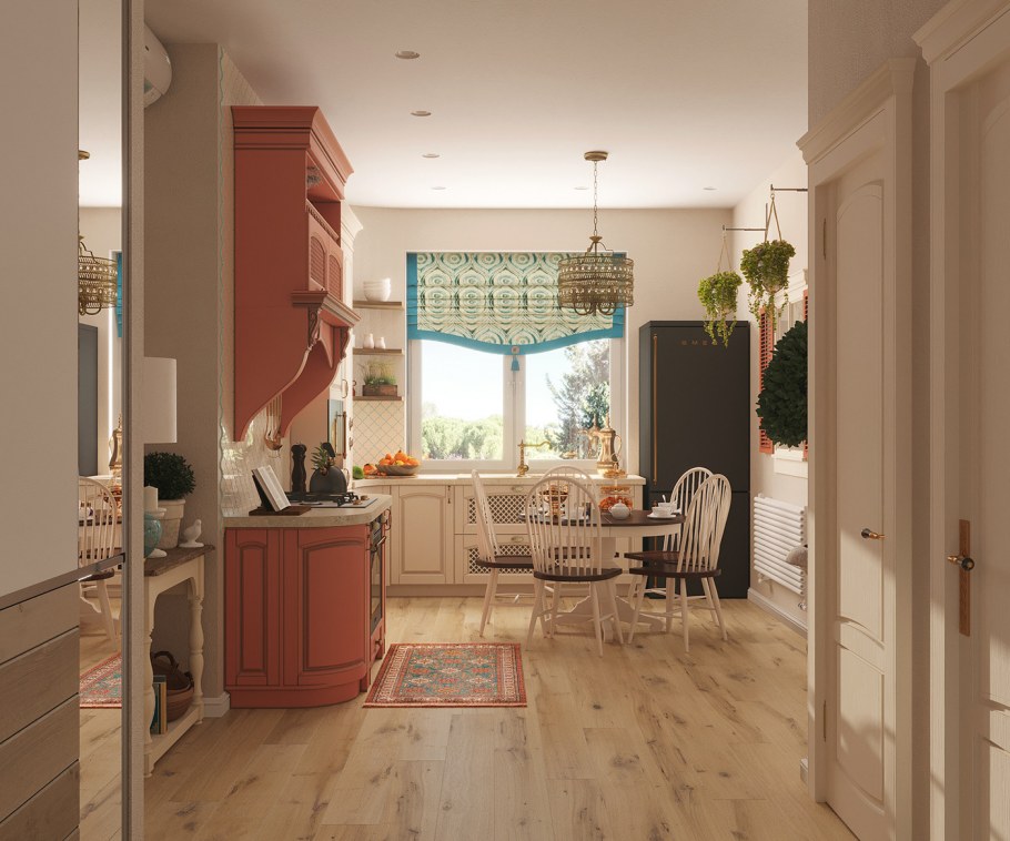 Отделка в Янтарном стиле