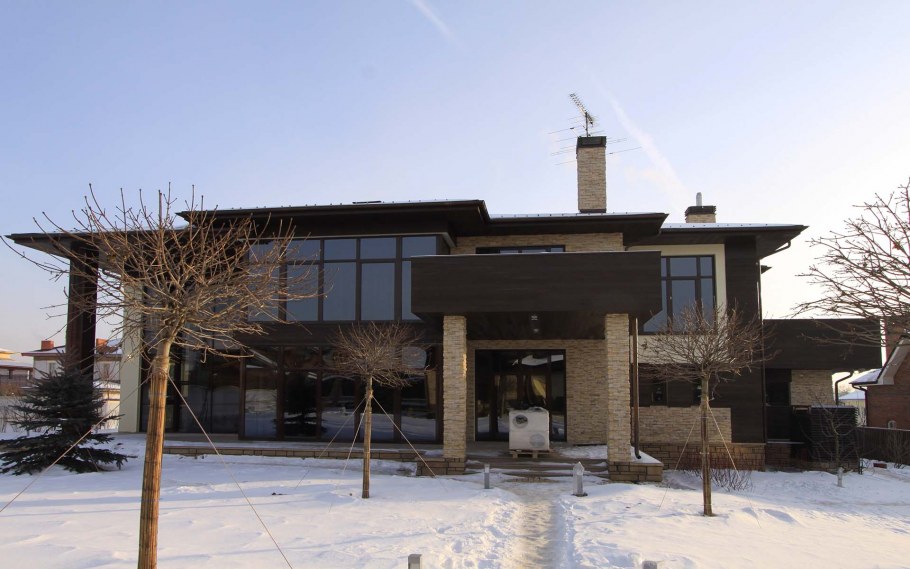 Роскошный дом в стиле Райта