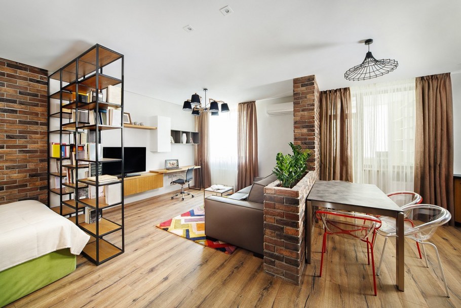 Зонирование маленькой квартиры