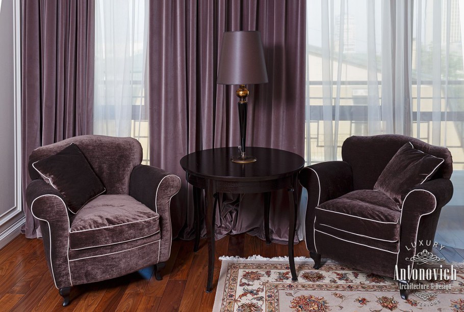 Бархатные шторы в интерьере