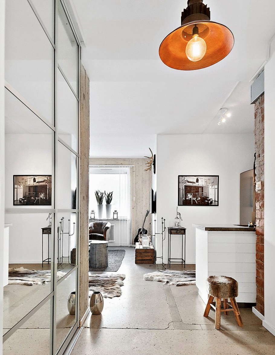 Квартира в стиле Скандинавский лофт