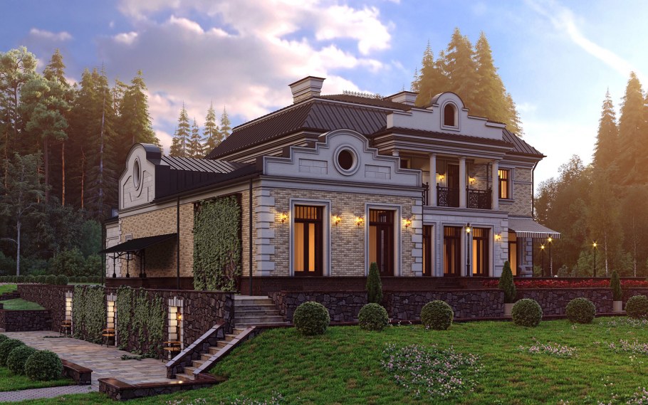 Дом в стиле Нео класицизм