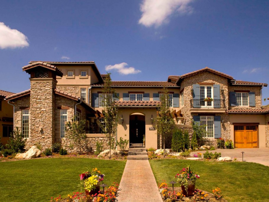 Дом в средиземноморском Тосканском стиле