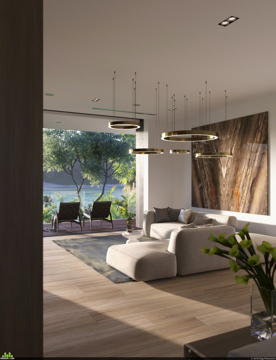 Рендер интерьера