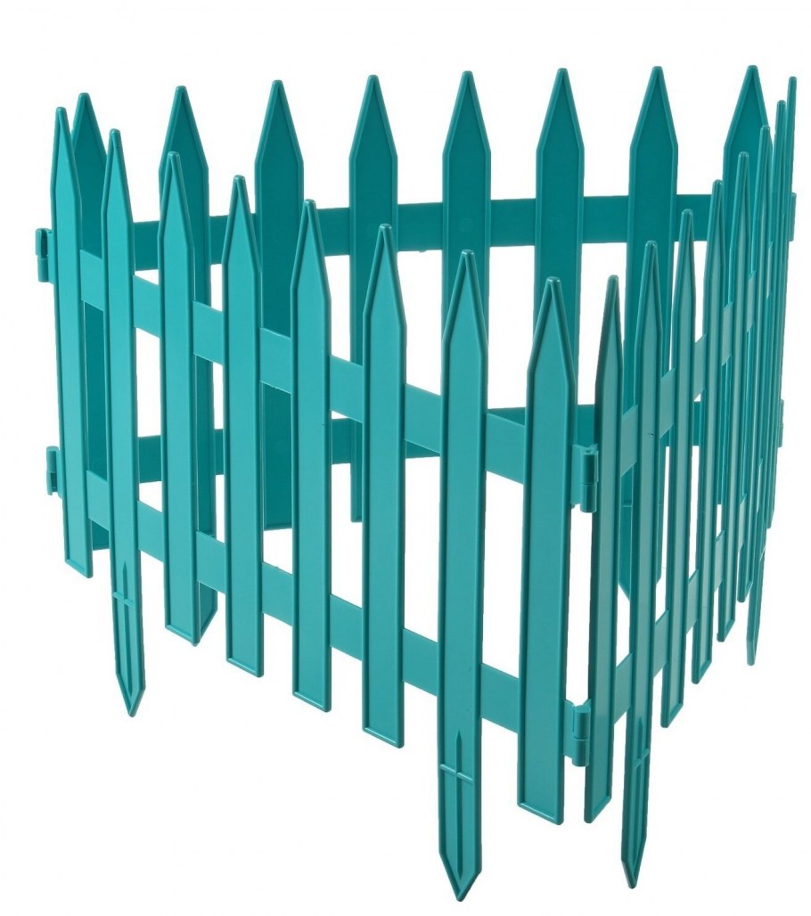 Забор декоративный renessans №2, 3,1х0,35 м, белый, GARDENPLAST