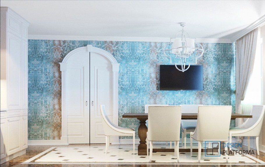 Дизайн проект однокомнатной квартиры в ЖК Лефорт