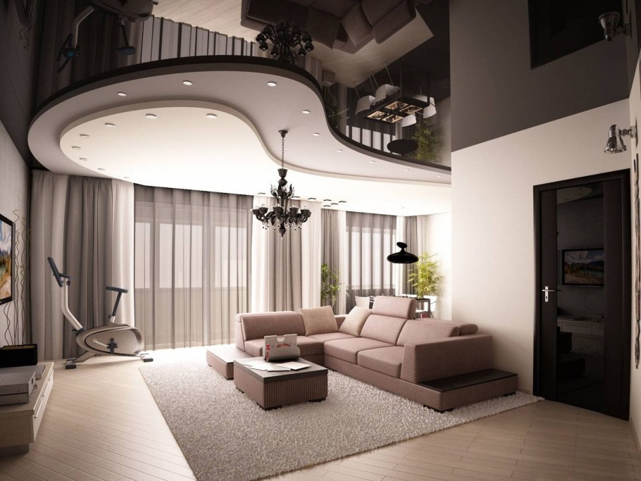 Современные потолки