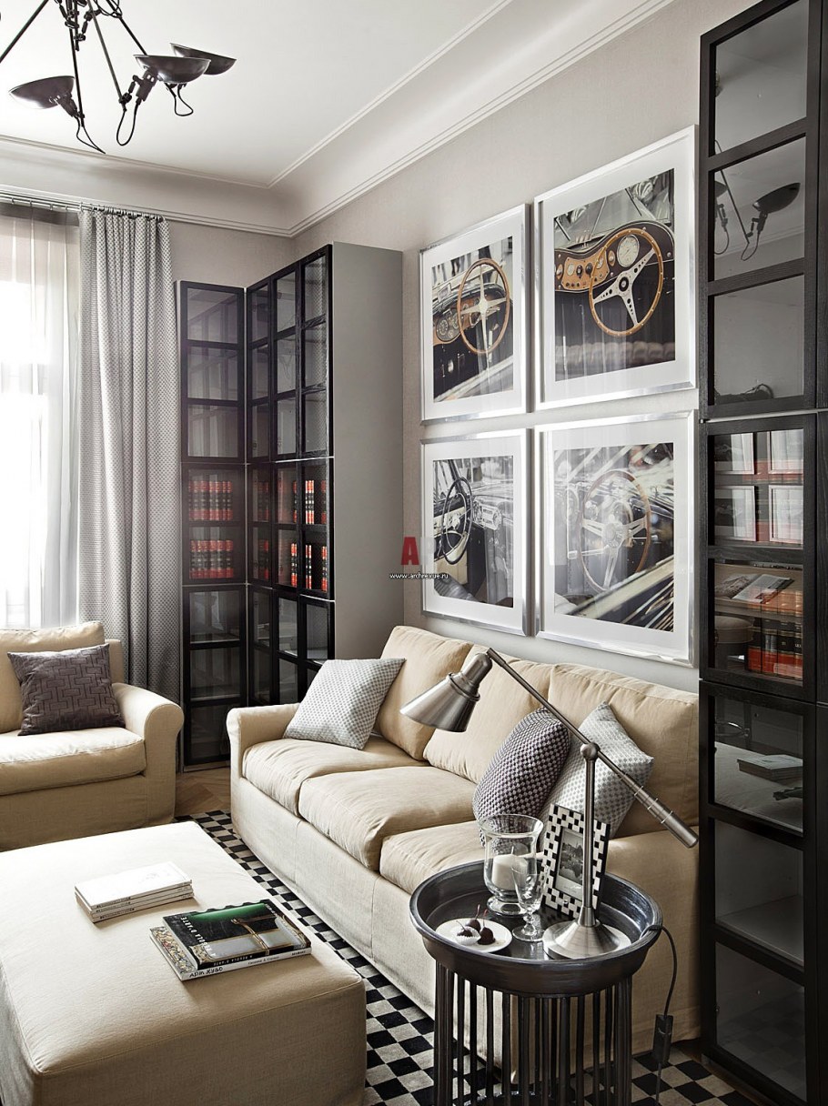 Хрустальная люстра в интерьере