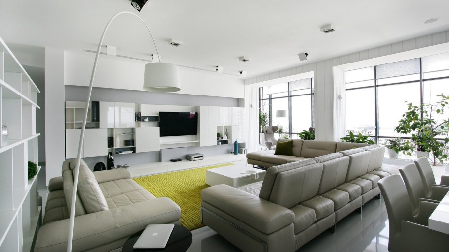 Светлая квартира в современном стиле