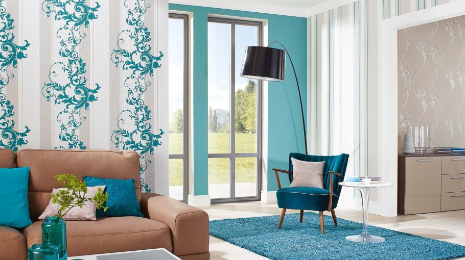 Фотообои в бирюзовых тонах