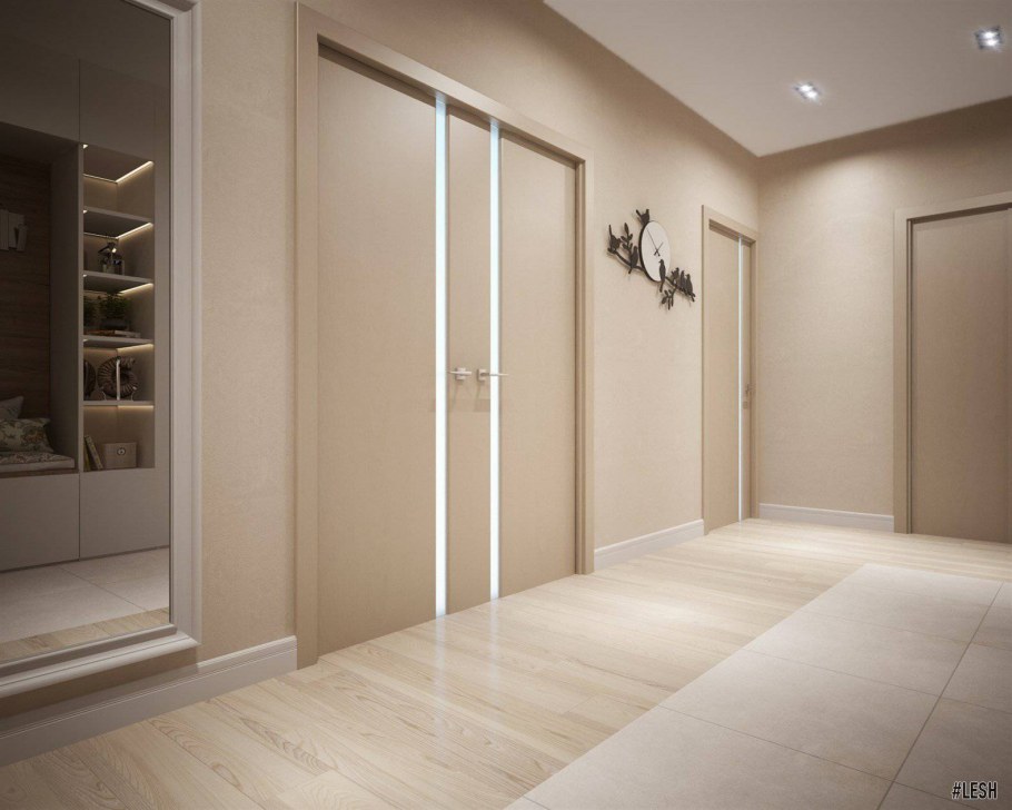 Коридор в светлых тонах