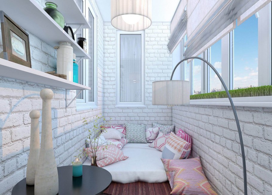 Интерьер лоджии