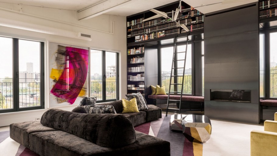 Интерьер Индастриал лофт Шик