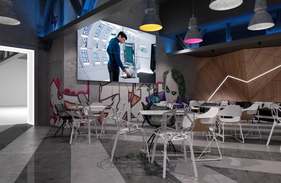 Интерьер кинотеатра