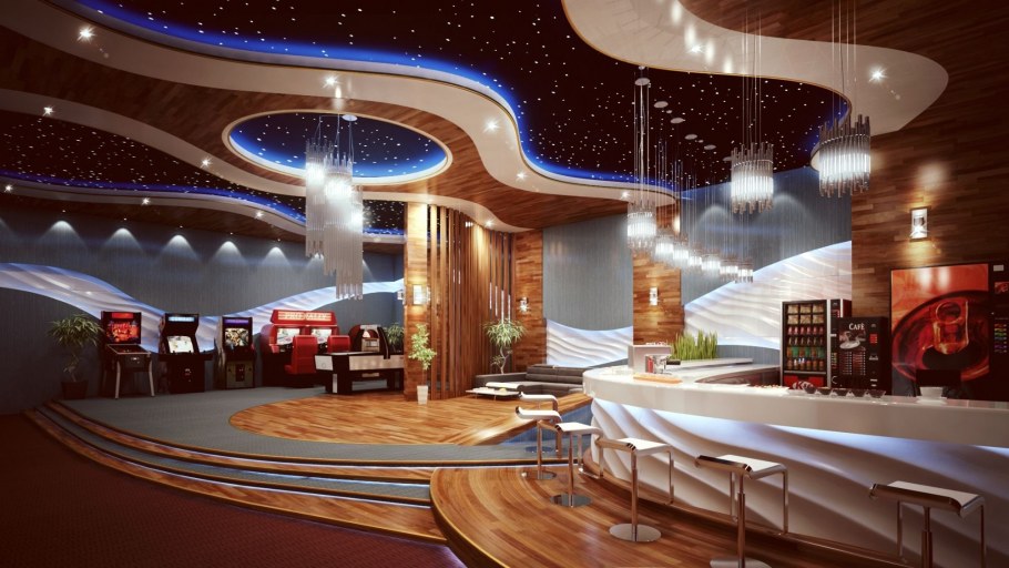 Интерьер кинотеатра