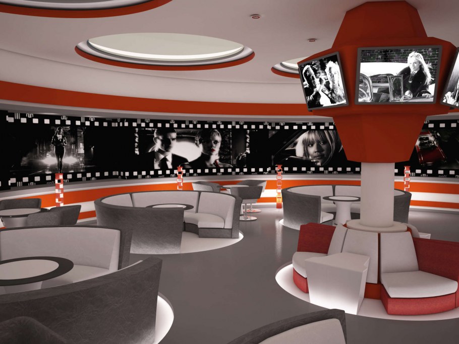 Комната кинотеатр