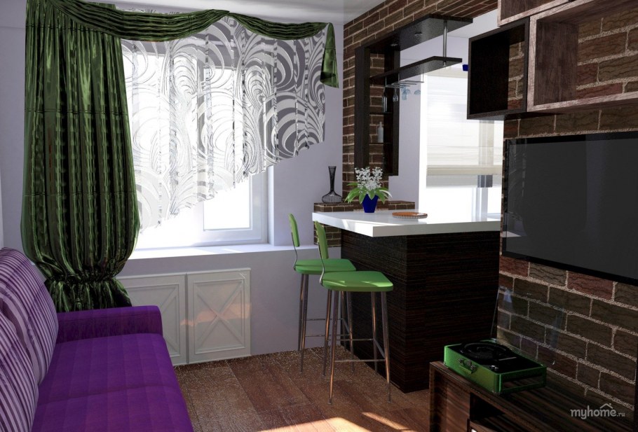 Интерьер малосемейки