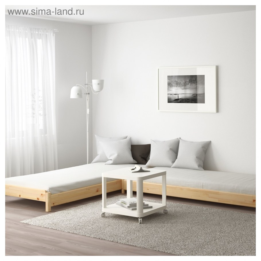 Каркас кровати, сосна Лурой 90x200 см