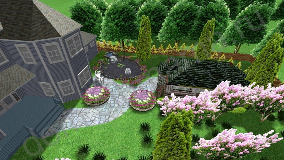 Сад ландшафтного дизайнера Марион Эрнст