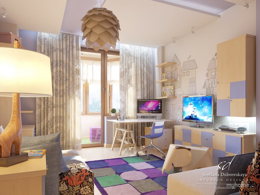 Интерьер студии пазлы