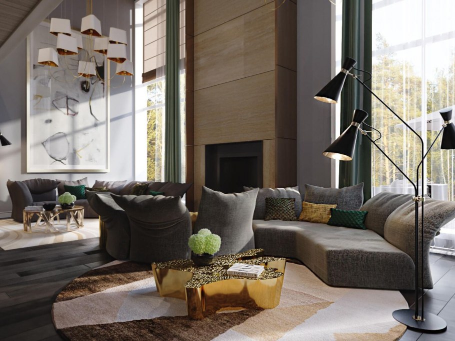 Гостиная со вторым светом