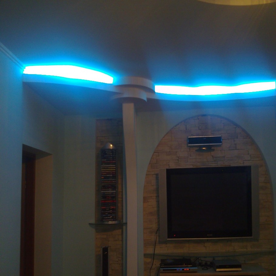 Подсветка арки светодиодной лентой