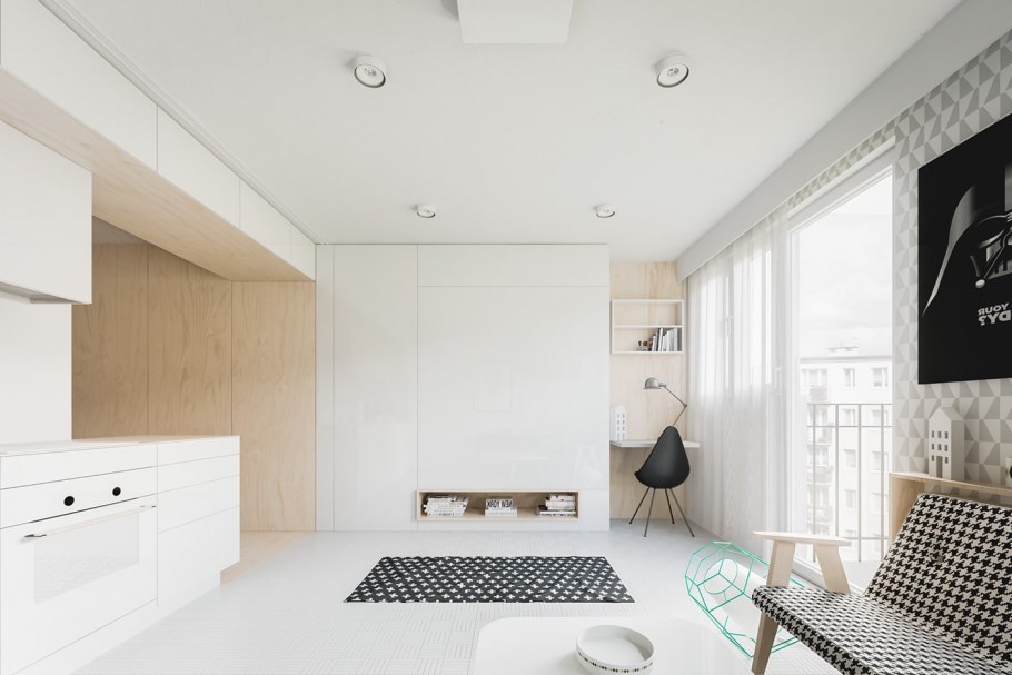 Планировка маленькой студии 20 кв м