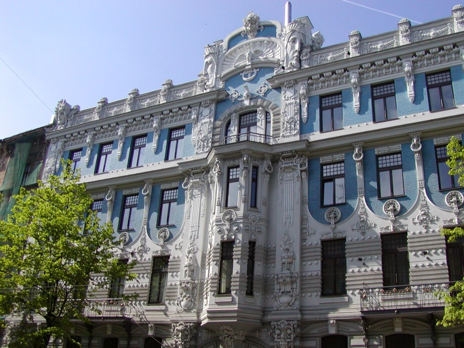 Riga архитектура Югендштиль