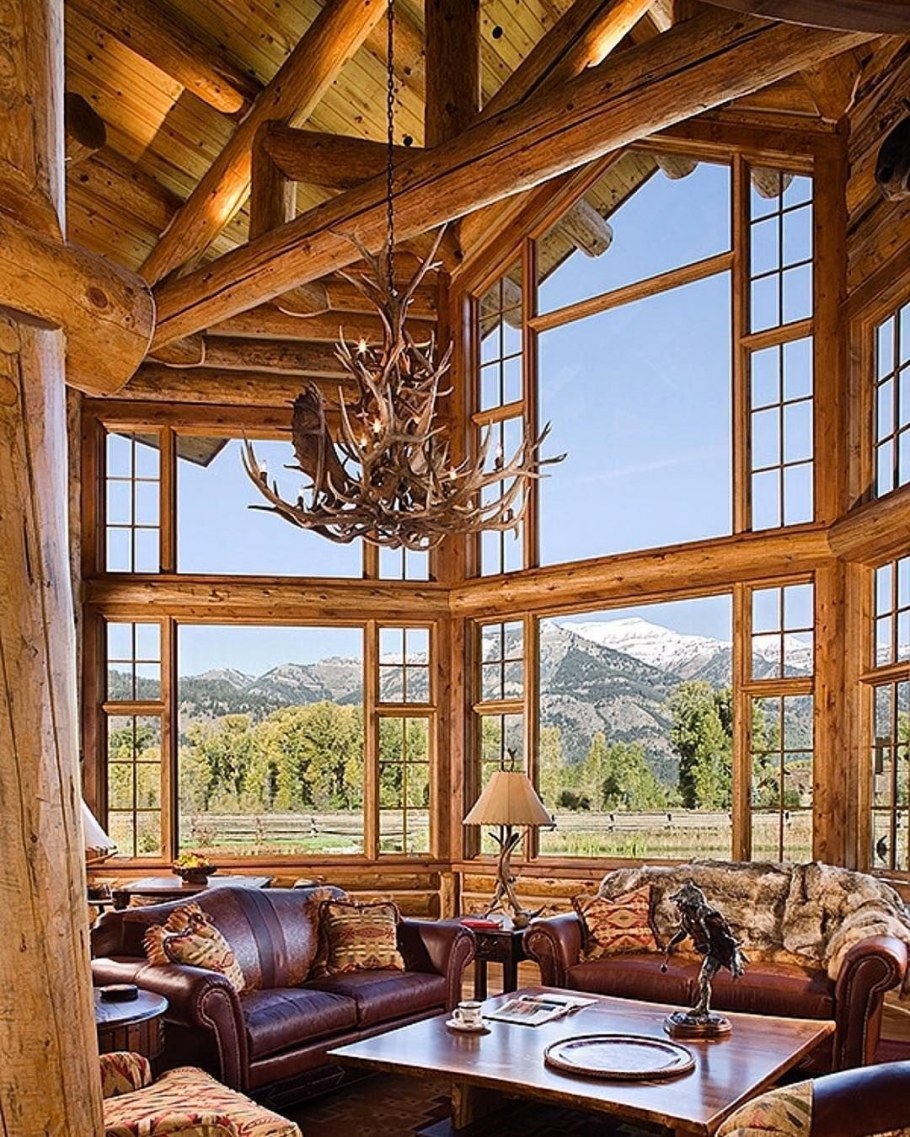 Домик в охотничьем стиле