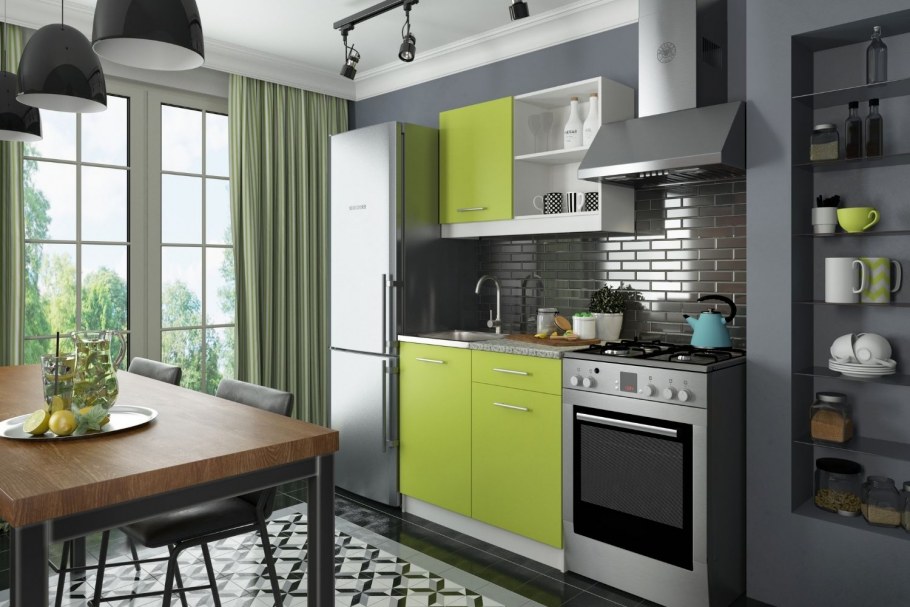 Кухонный гарнитур "Легенда-16" - 1,5м (МФ ваша мебель)