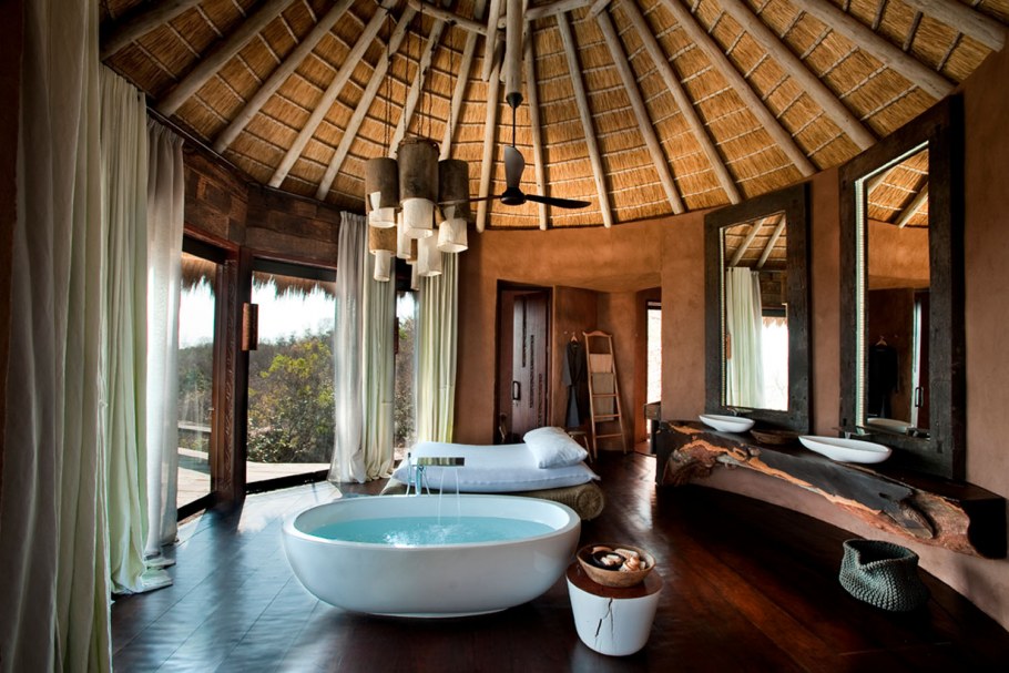 Ванная в африканском стиле