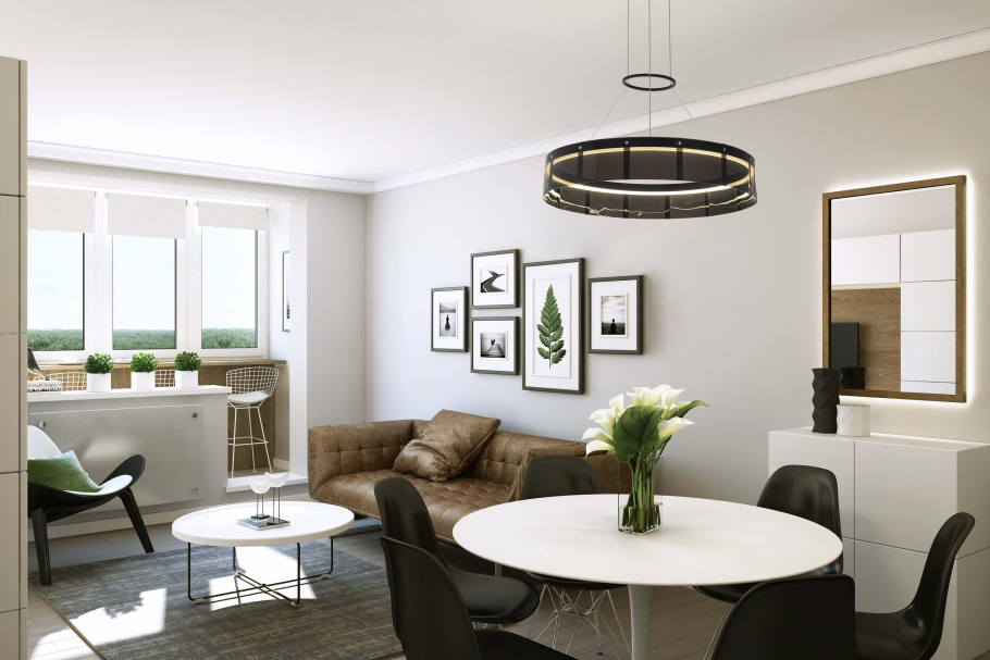 Подвесная люстра led Aurea 2260-6p