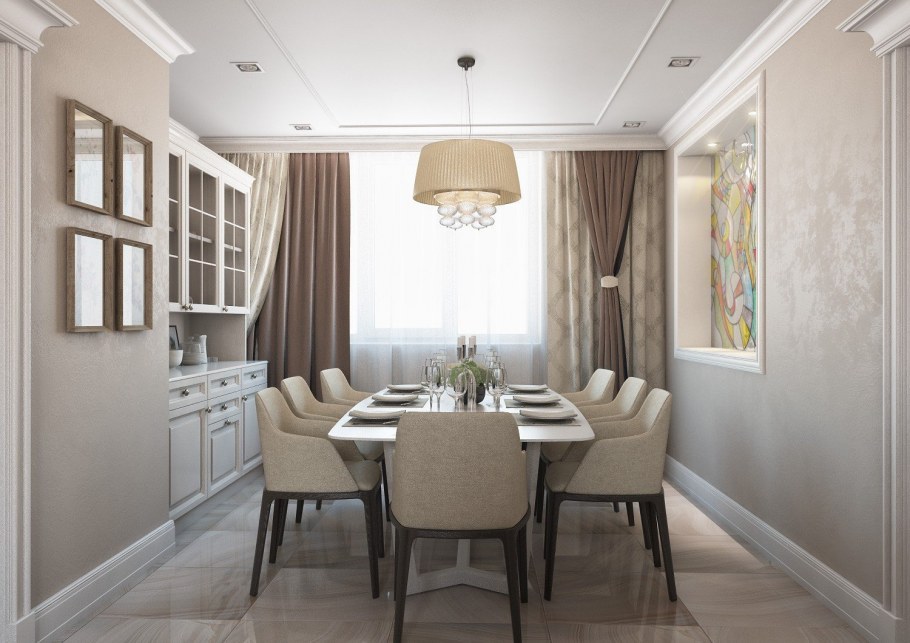 Гостиная столовая