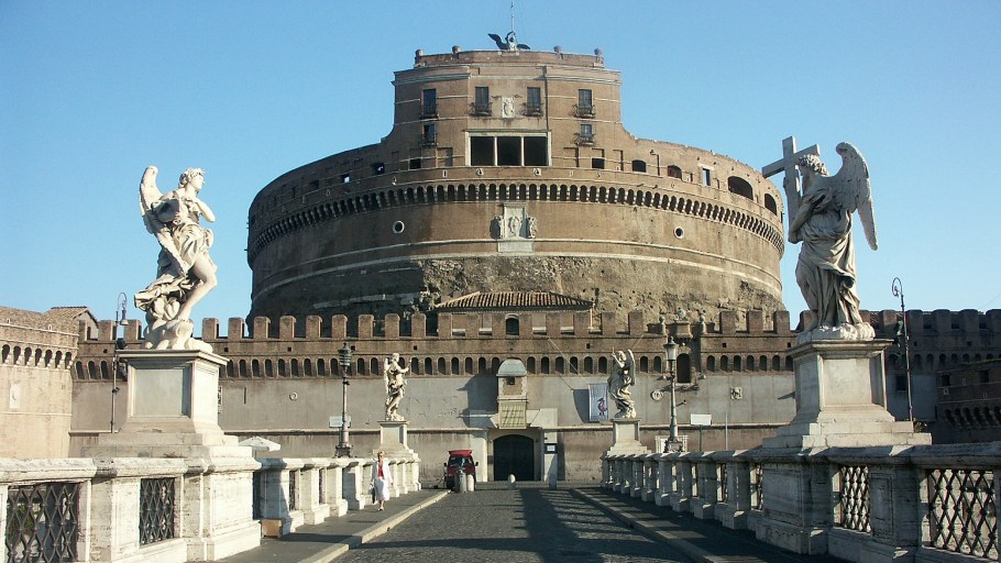 Мост Святого ангела в Риме