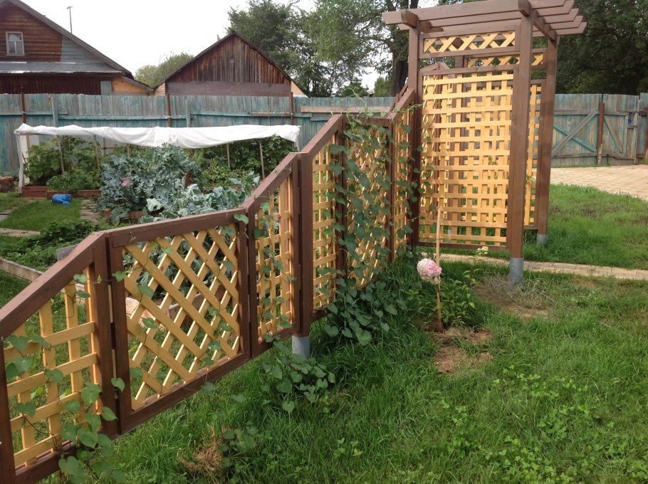 Пергола и заборы декоративные