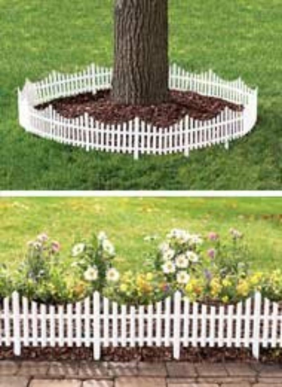 Ограждение для деревьев в саду своими руками