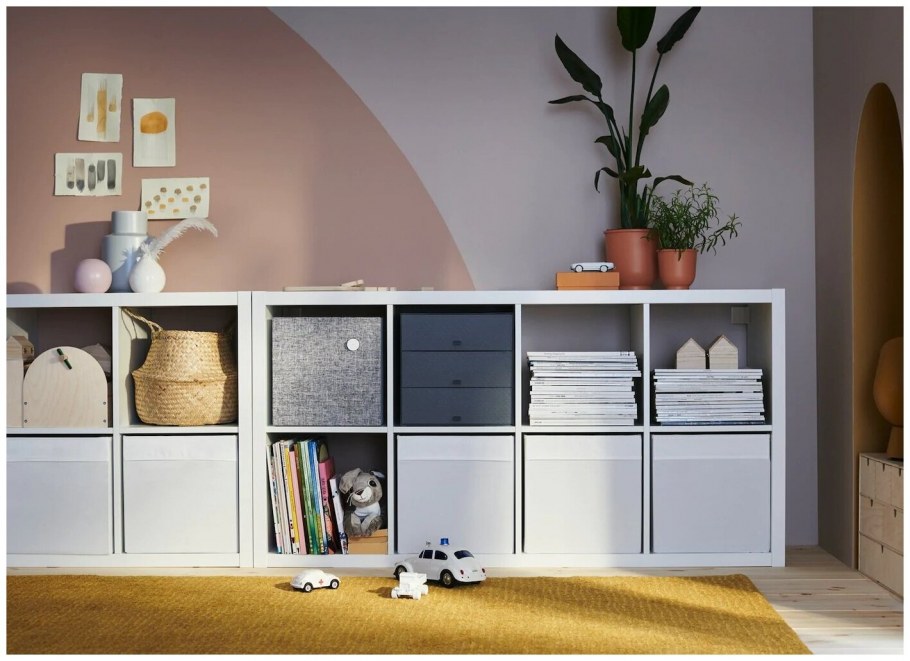 Икеа стеллаж каллакс белый