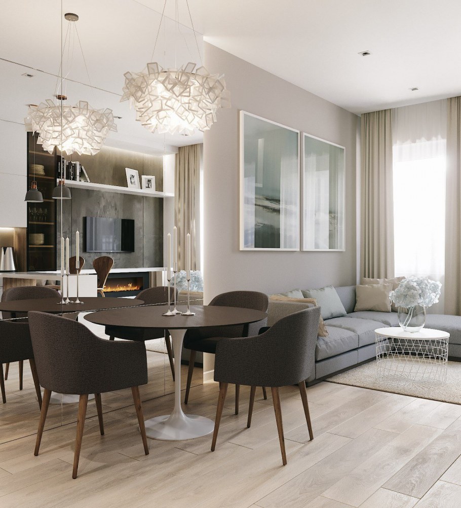 Кухня гостиная