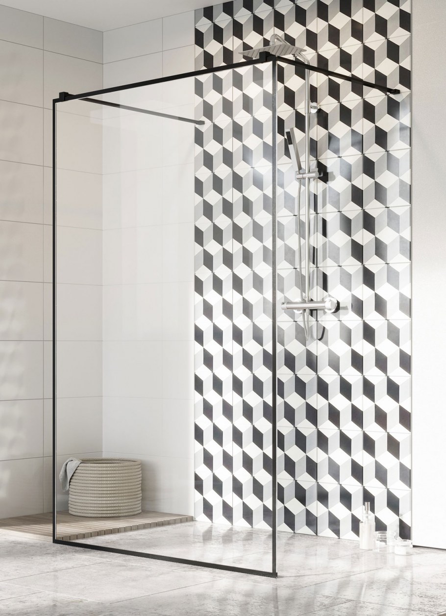 Душевая с занавеской