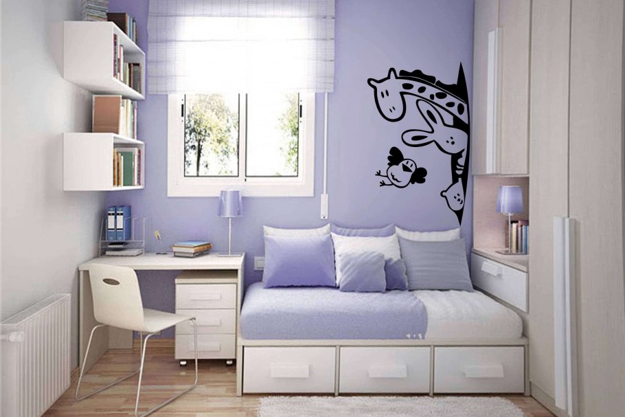 Сиреневая комната для девочки