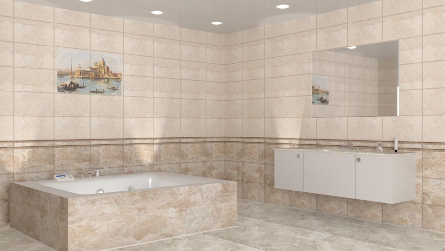 3d панель ПВХ "старый город. Венеция" (500 мм)