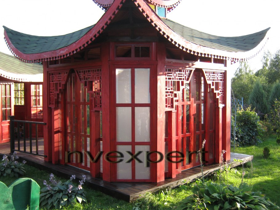 Беседка пагода Китай стиль