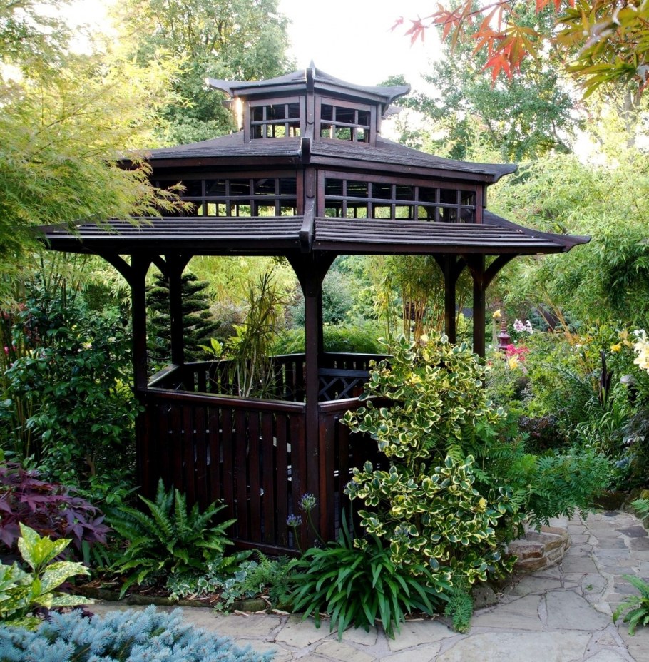 Зимний сад в японском стиле