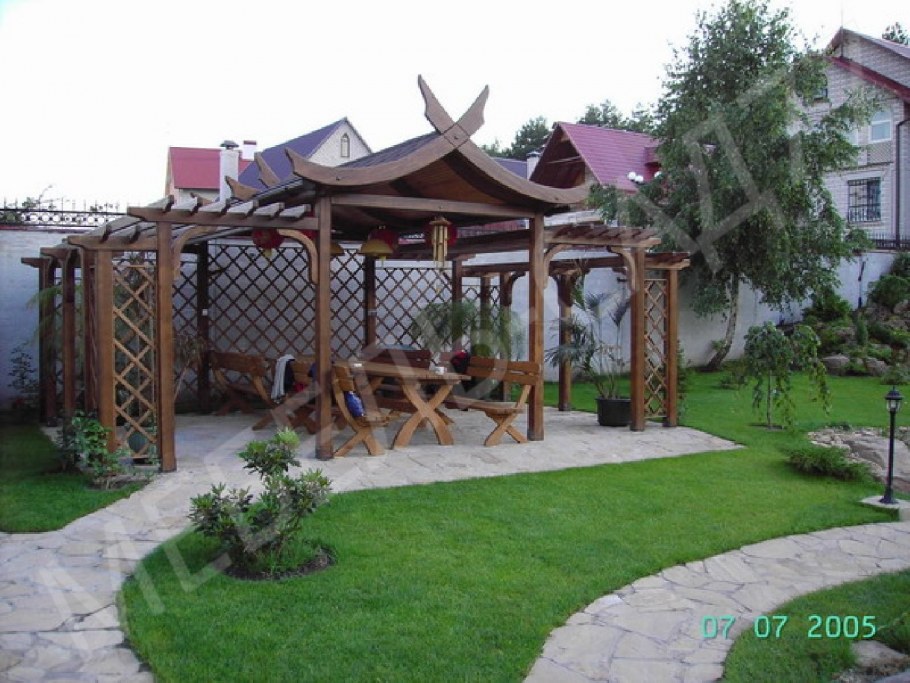 Японская пагода беседка