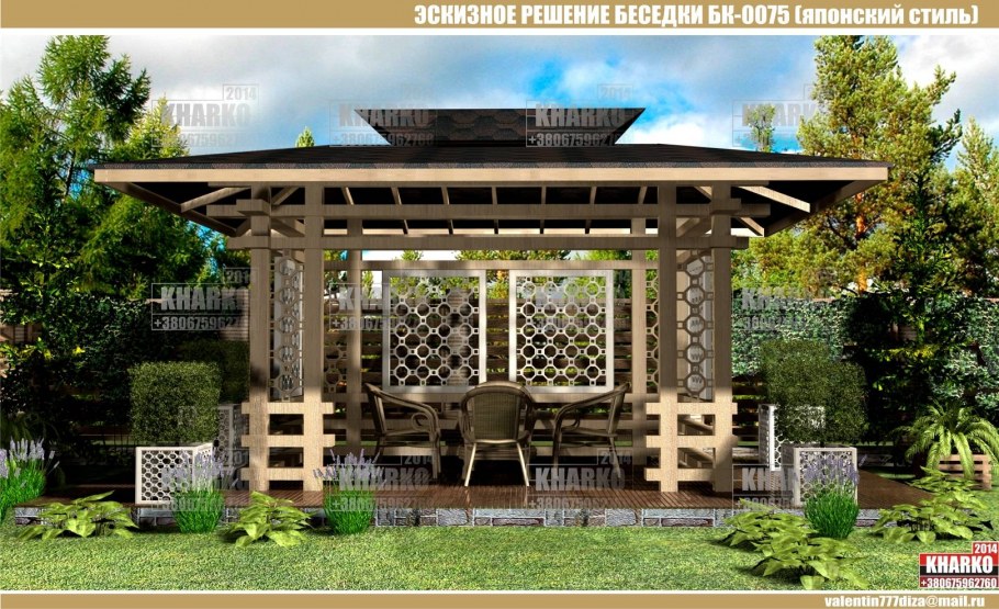 Веранда в японском стиле